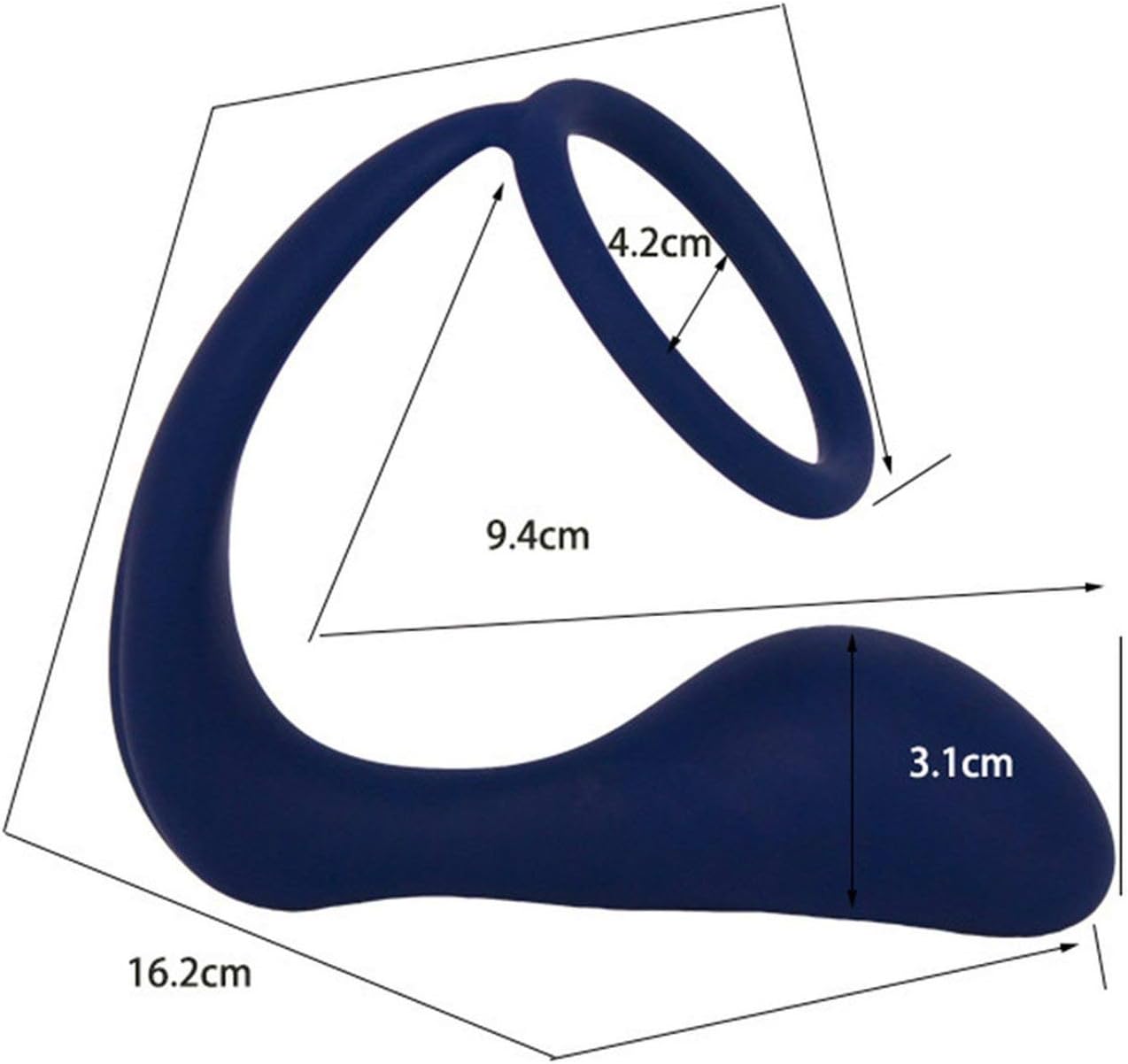 Dụng cụ hậu môn kích thích vòng rung cockring tăng khoái cảm