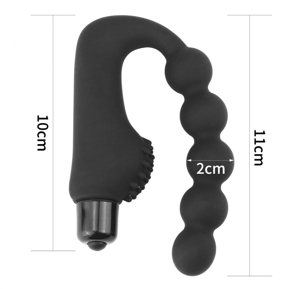 Dụng cụ kích thích hậu môn Lovetoy silicon siêu mềm rung 10 chế độ