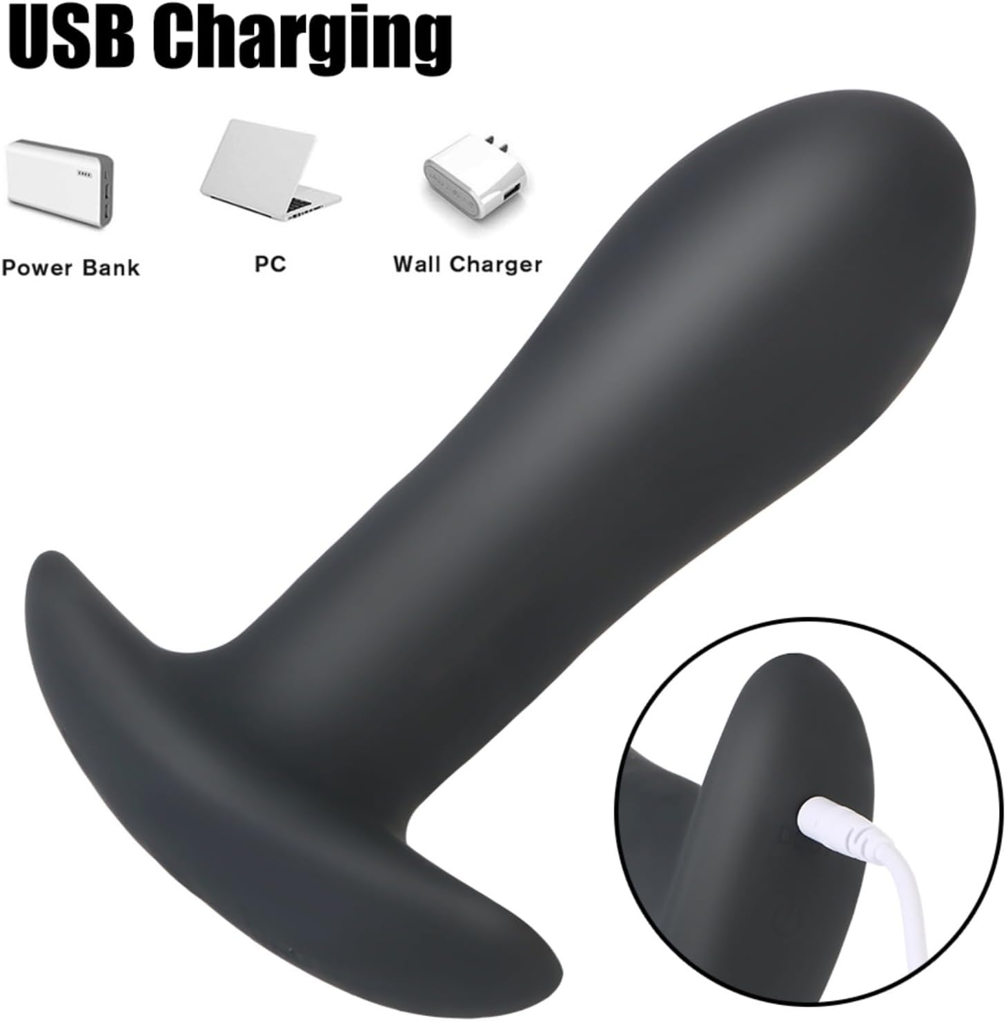 Anal Plug Rung Xoay 12cm Điều Khiển Từ Xa Kích Thích Cao
