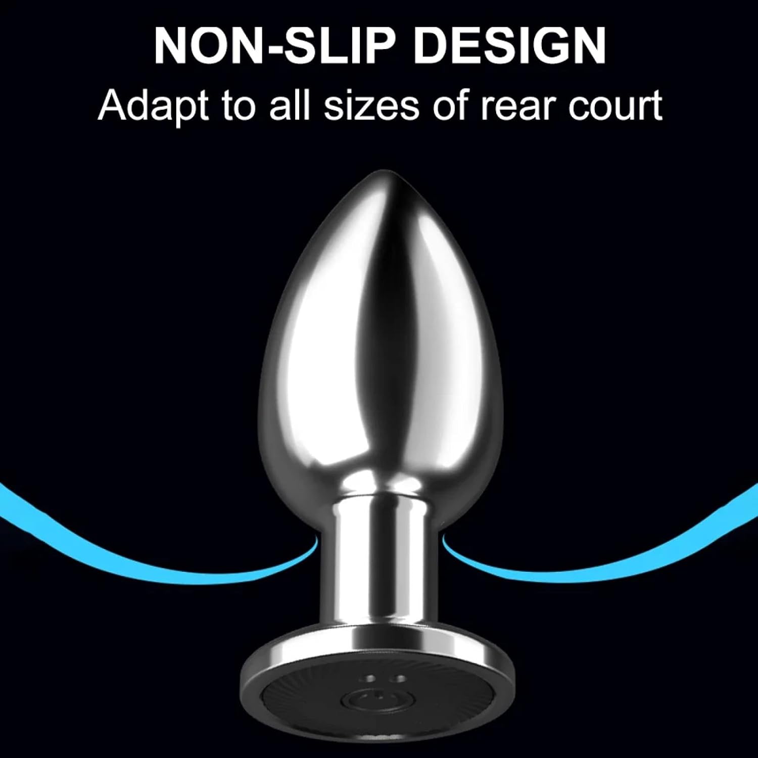 Remote control metal anal plug 10 vibration modes USB