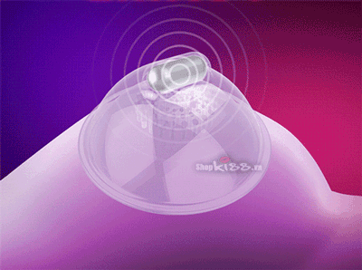 Máy mát xa ngực Mmimi Leten rung 6 chế độ kích thích phát triển nữ