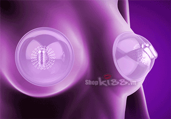 Máy mát xa ngực Mmimi Leten rung 6 chế độ kích thích phát triển nữ