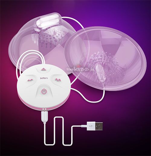 Máy mát xa ngực Mmimi Leten rung 6 chế độ kích thích phát triển nữ