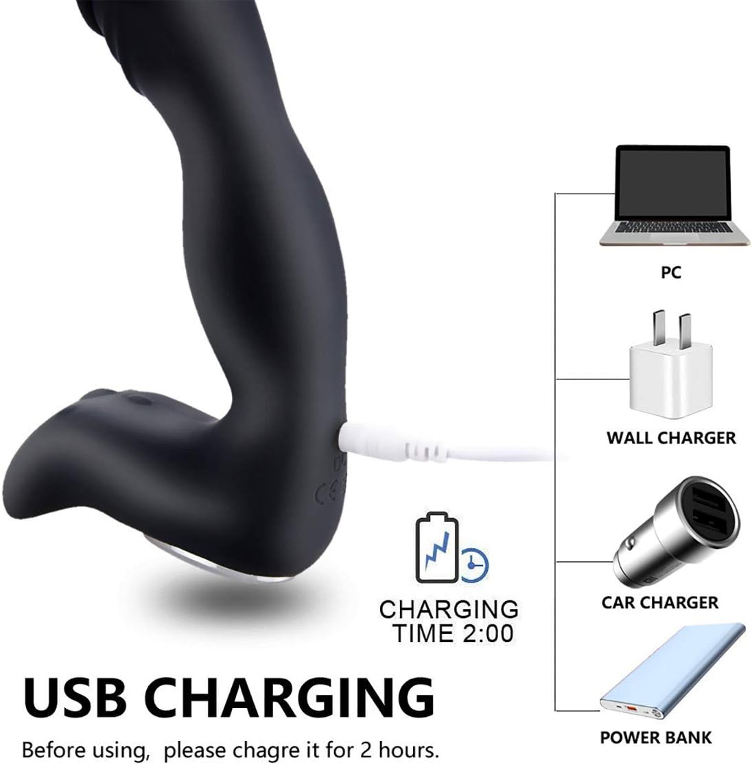 Máy Rung Hậu Môn Carlota 10 Chế Độ Rung Sướng Đỉnh