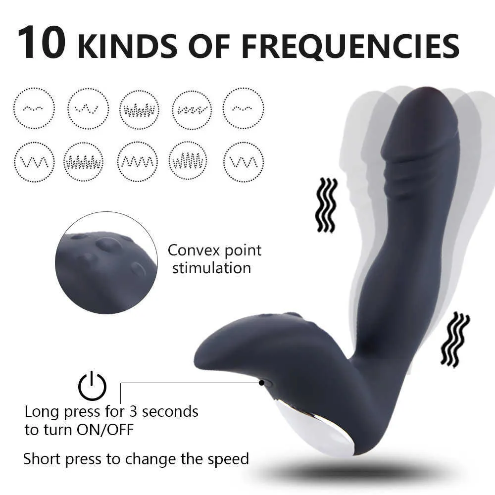 Máy Rung Hậu Môn Carlota 10 Chế Độ Rung Sướng Đỉnh