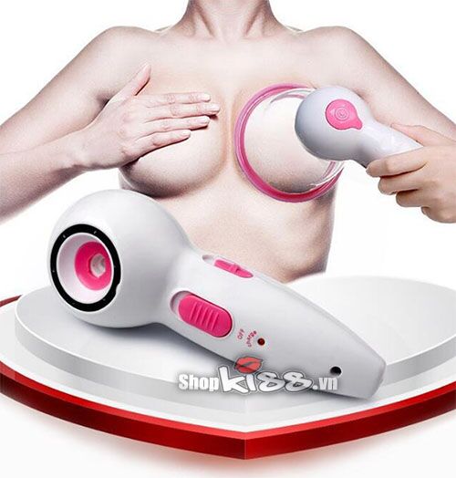 Máy mát xa nâng ngực hút chân không cầm tay hiệu quả bảo hành
