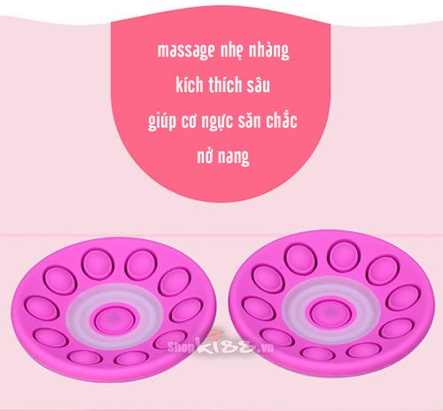 Dĩa mát xa vú điều khiển từ xa không dây cao cấp