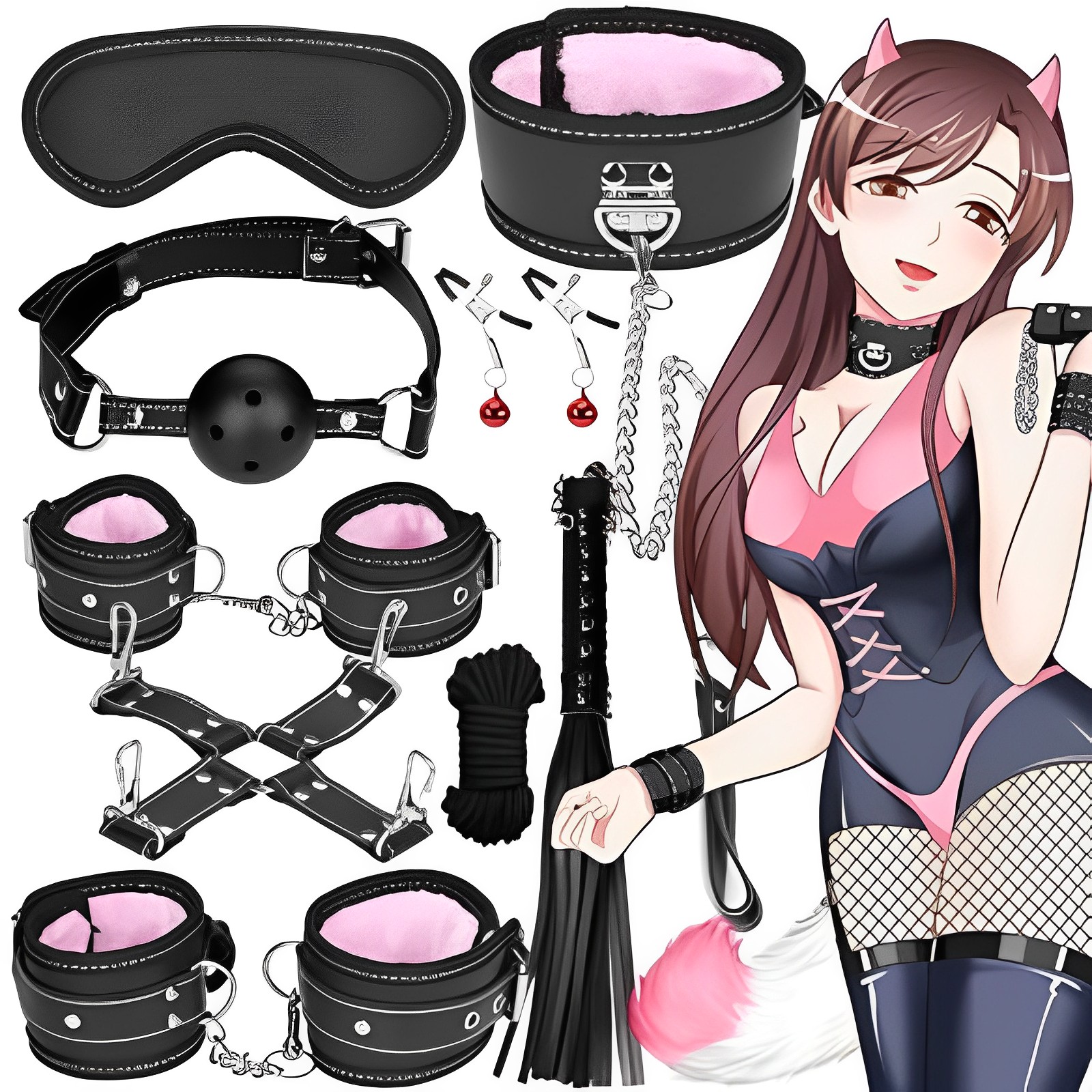 Đồ Chơi BDSM 50 Sắc Thái 10 Món Kích Thích Mua Ngay