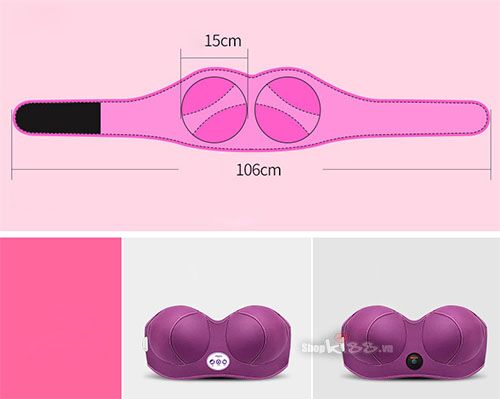 Áo ngực sưởi ấm mát xa nâng ngực chăm sóc vòng 1 hiệu quả