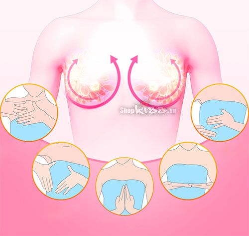 Áo ngực sưởi ấm mát xa nâng ngực chăm sóc vòng 1 hiệu quả