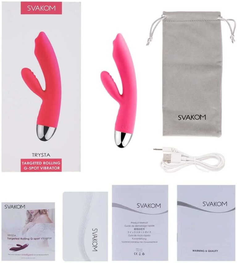 Svakom Trysta Dương Vật Giả Rung Hai Nhánh Cao Cấp Tăng Khoái