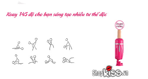 Dương vật giả tự động Augus cao cấp máy thủ dâm nữ sướng