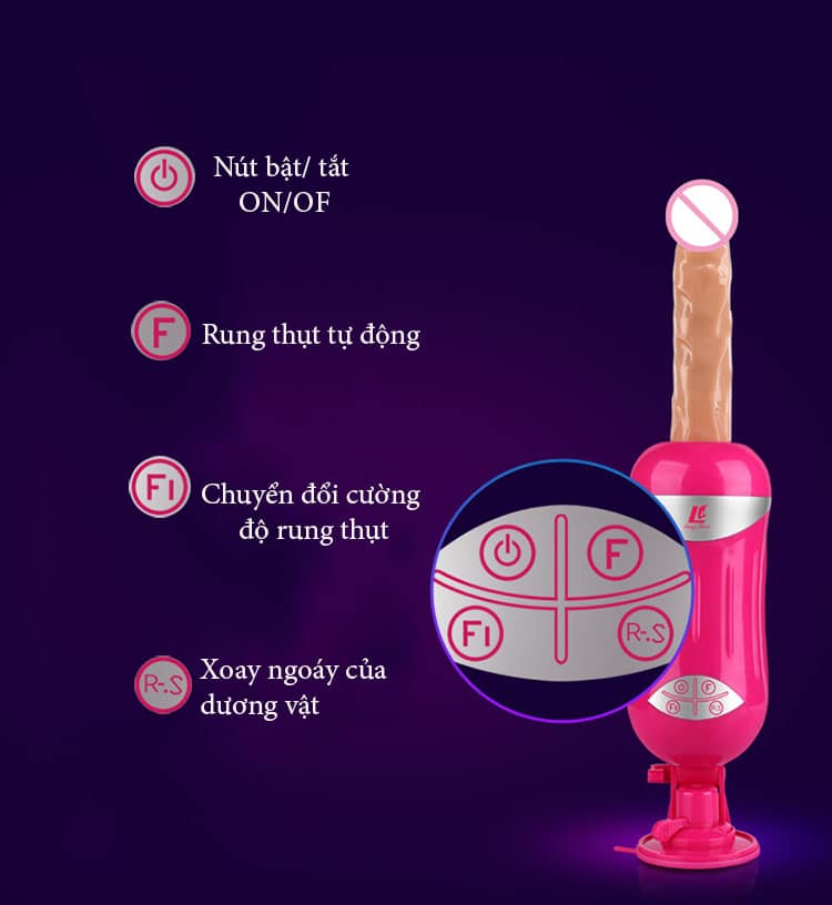 Dương vật giả tự động Augus cao cấp máy thủ dâm nữ sướng