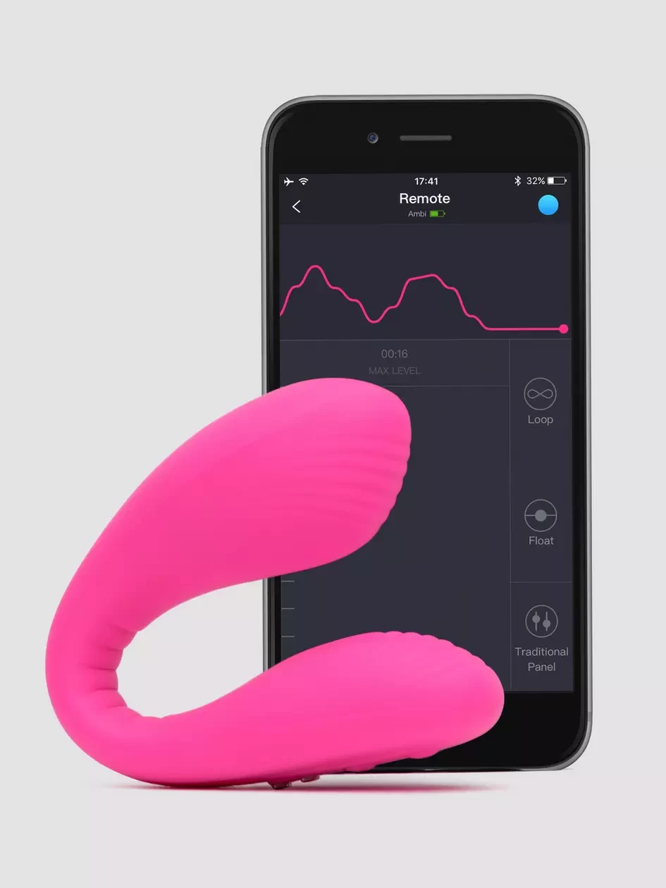 Lovense Quake Dual Vibrator G-Spot Ultra Smart Phone Remote