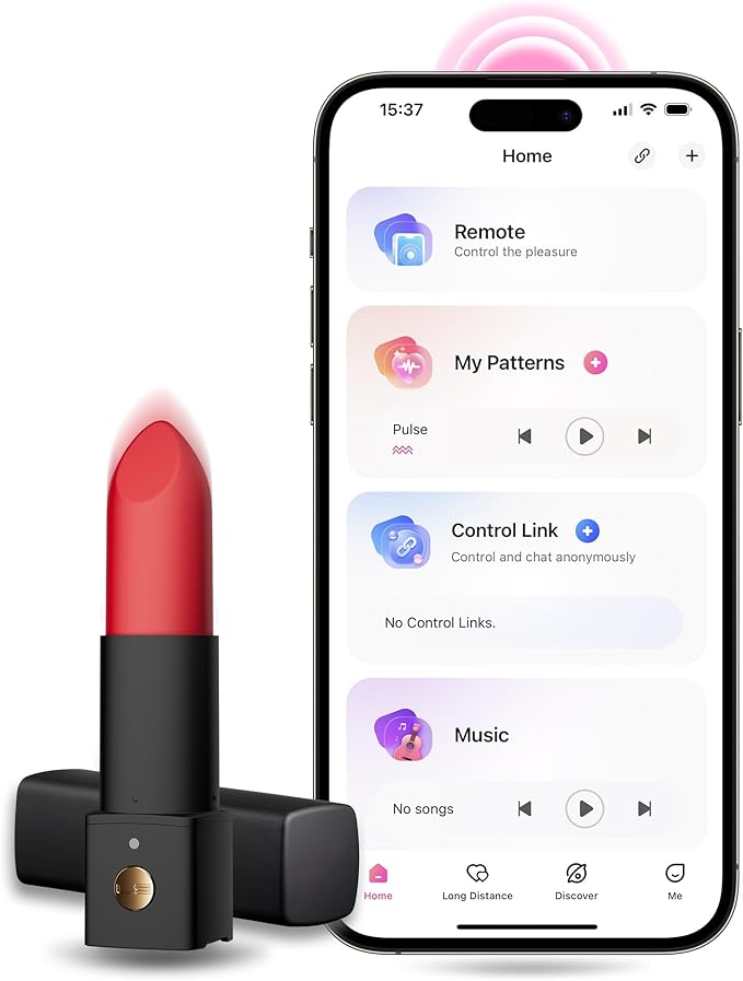 Lovense Exomoon mini son môi rung điều khiển Bluetooth cao cấp