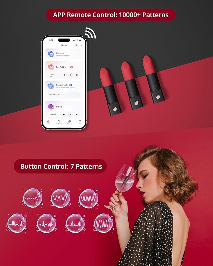 Lovense Exomoon mini son môi rung điều khiển Bluetooth cao cấp