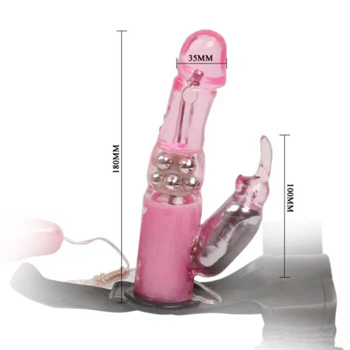 Dương vật giả Ultra Harness dây đeo rung ngoáy cao cấp Baile cho đôi tình nhân