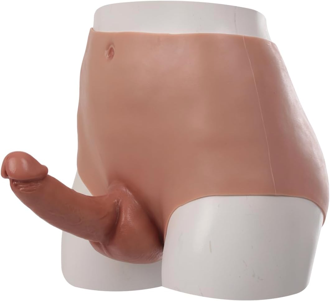 Dương Vật Giả Liền Quần Silicone Mềm Mịn Thực Tế Cảm Giác Sướng