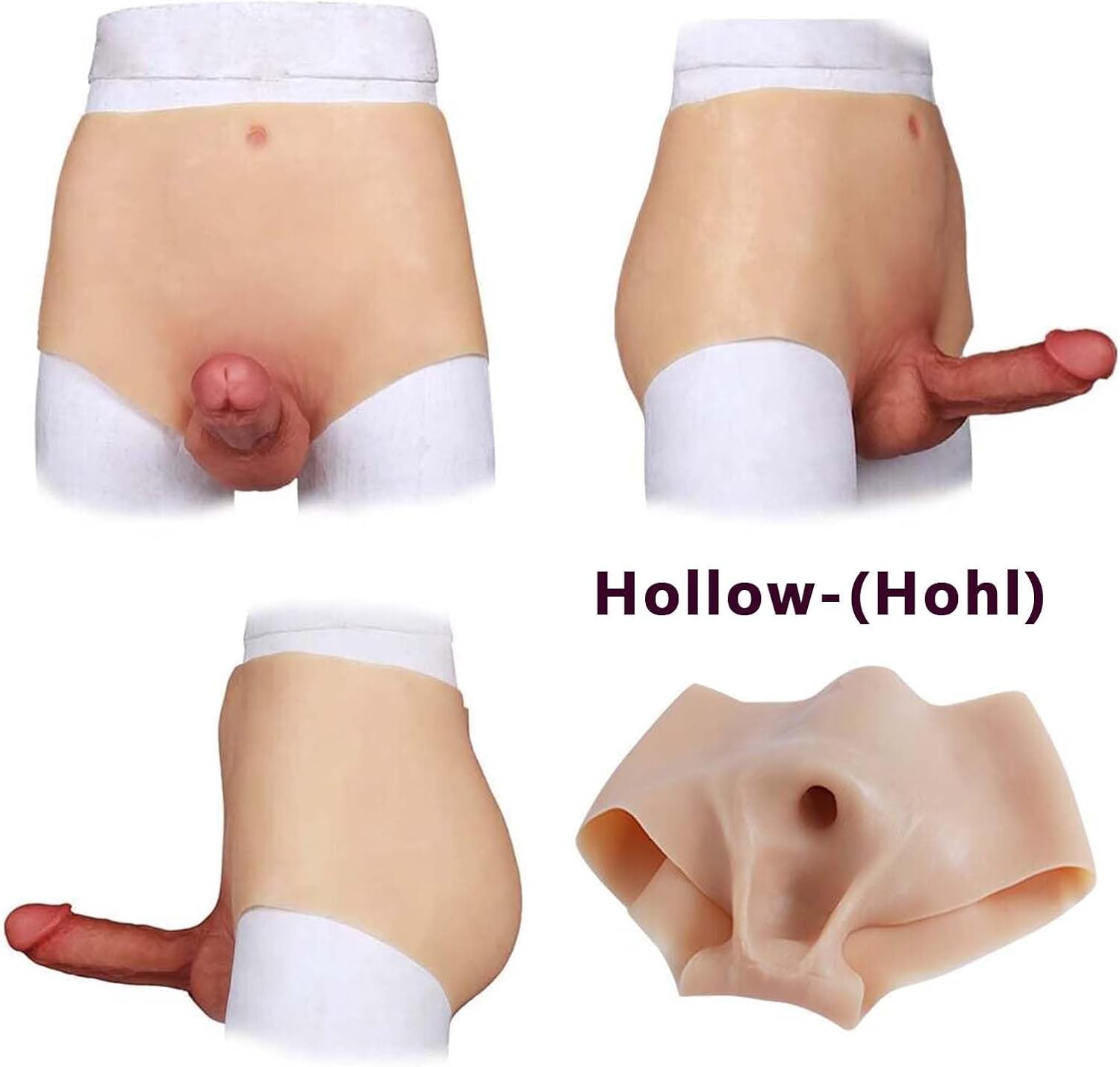 Dương Vật Giả Liền Quần Silicone Mềm Mịn Thực Tế Cảm Giác Sướng