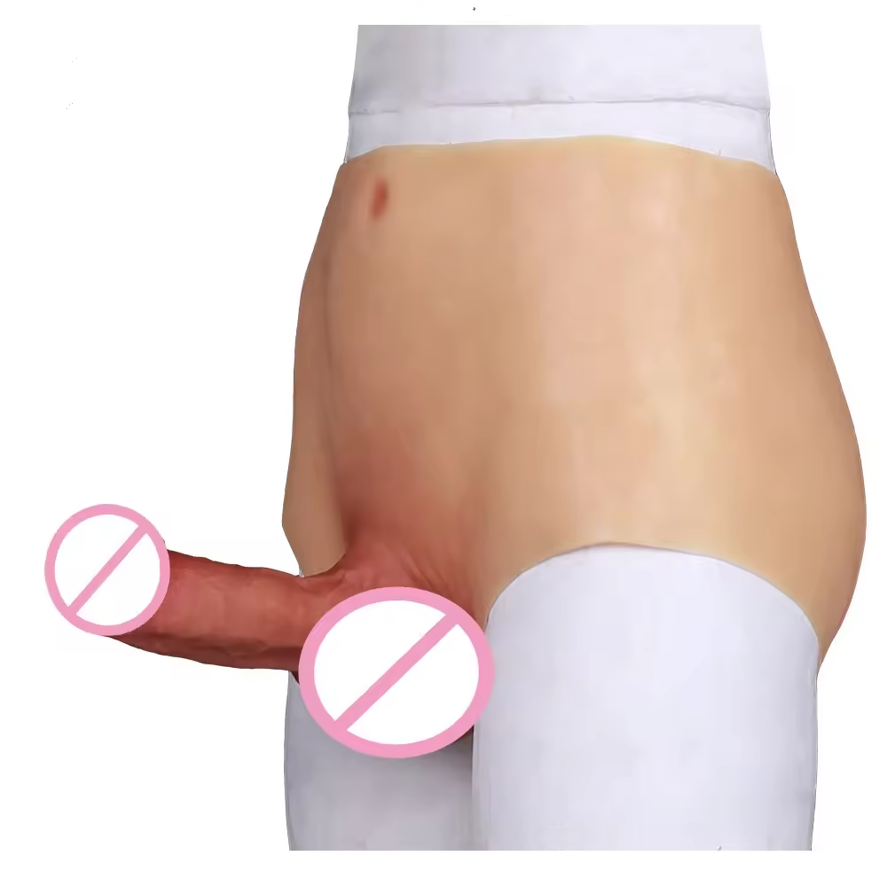 Dương Vật Giả Liền Quần Silicone Mềm Mịn Thực Tế Cảm Giác Sướng