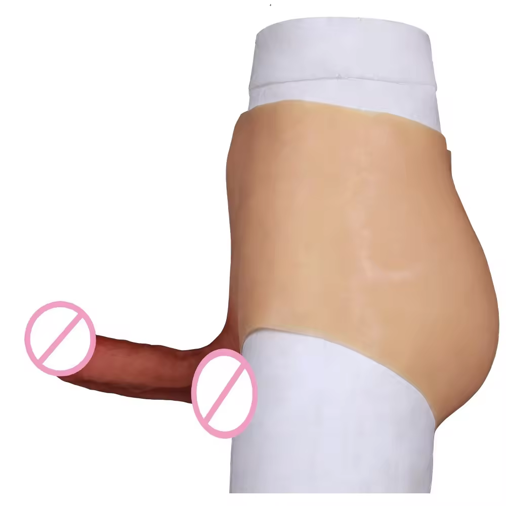 Dương Vật Giả Liền Quần Silicone Mềm Mịn Thực Tế Cảm Giác Sướng