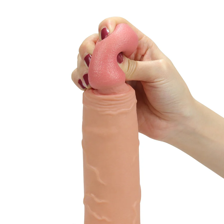 Dương vật giả dây đeo rỗng ruột Lovetoy mềm mịn 8.5 inch