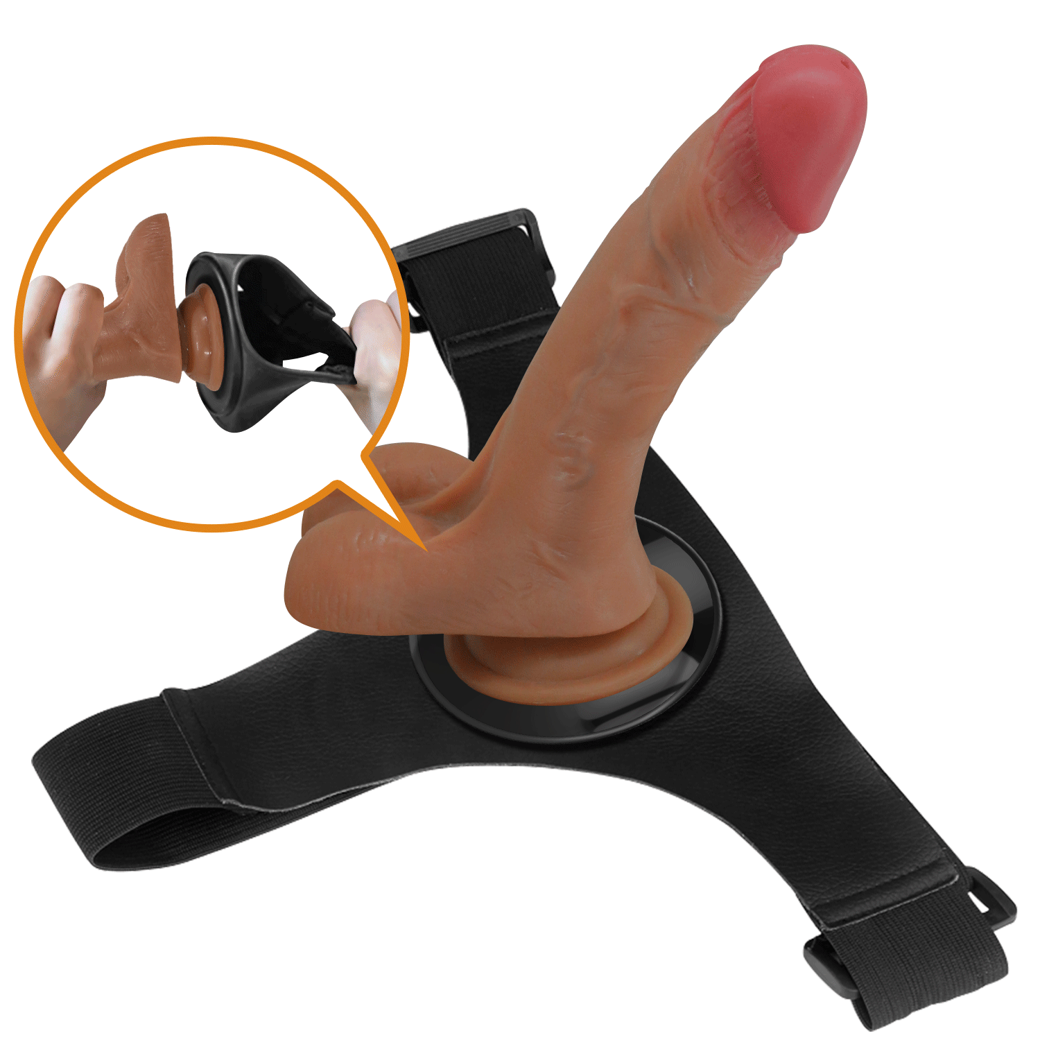 Dương Vật Giả Dây Đeo Bắn Tinh Và Rung 3in1 Pretty Love Harness Briefs