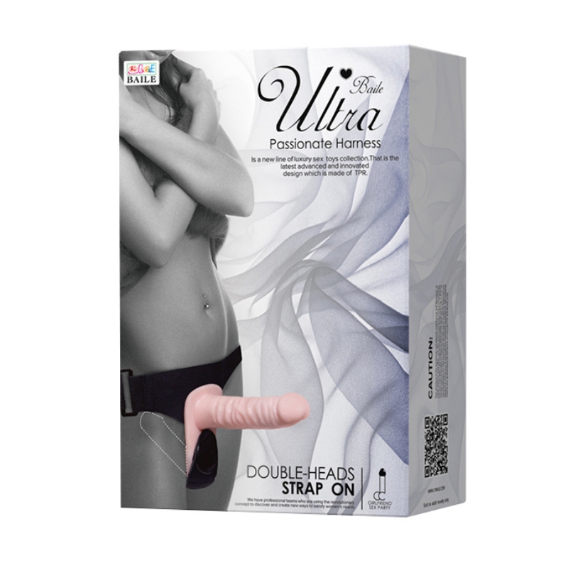 Dương Vật Giả Baile Strap On 2 Đầu Dây Đeo Siêu Thật, Hấp Dẫn