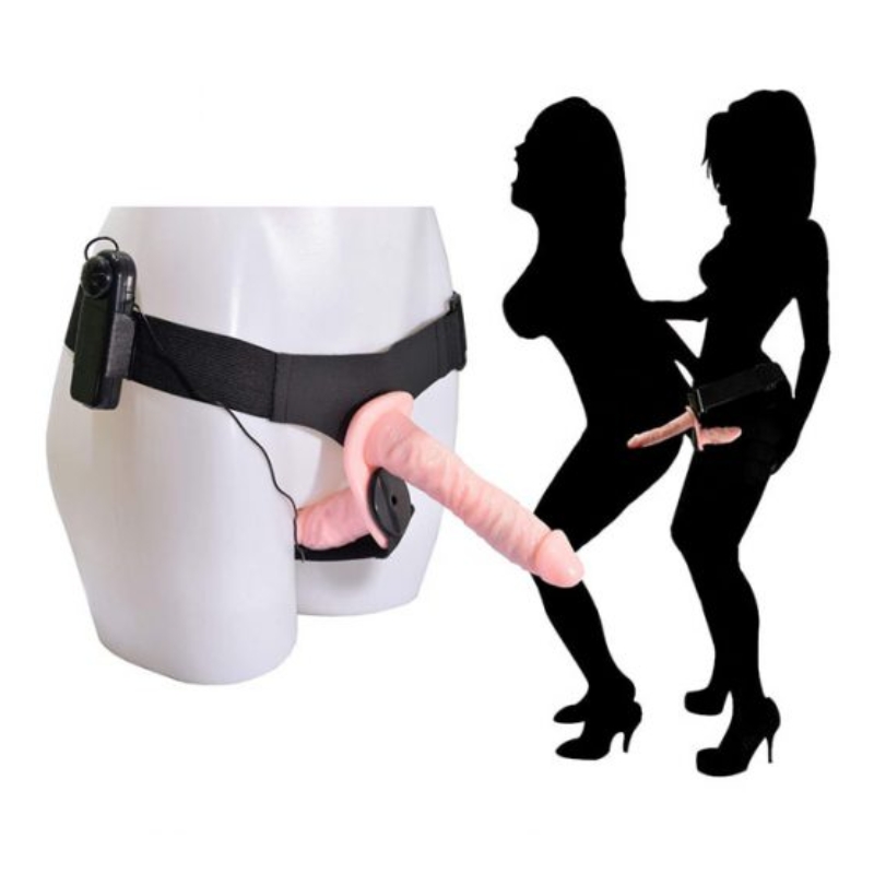 Dương vật giả dây đeo 2 đầu Baile Strap On rung nhiều chế độ