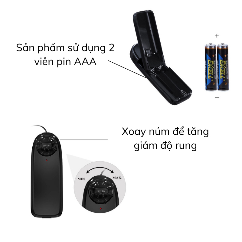 Dương vật giả dây đeo 2 đầu Baile Strap On rung nhiều chế độ