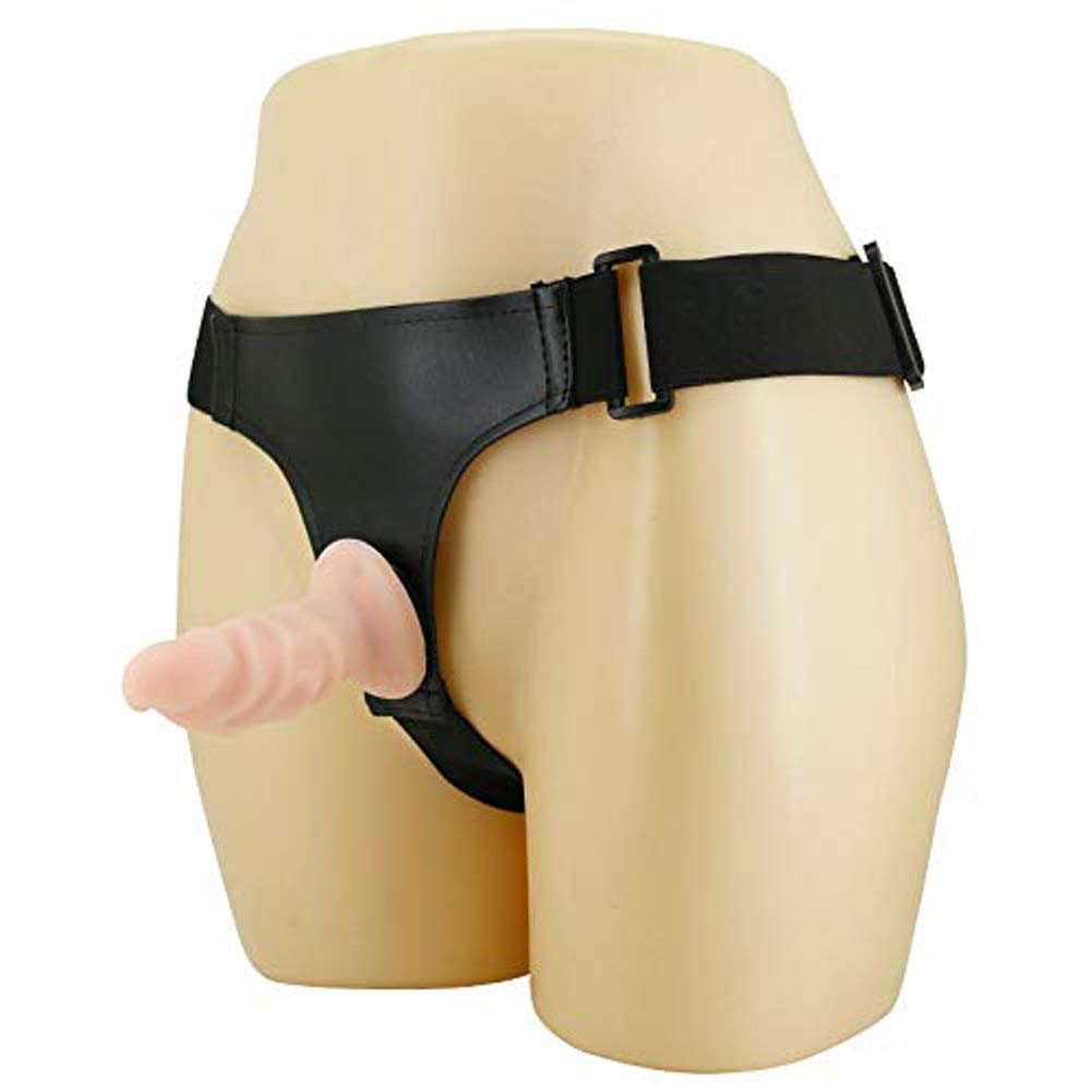 Dương vật giả dây đeo đôi mềm mịn cho les