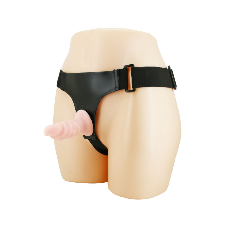 Dương vật giả dây đeo đôi mềm mịn cho les