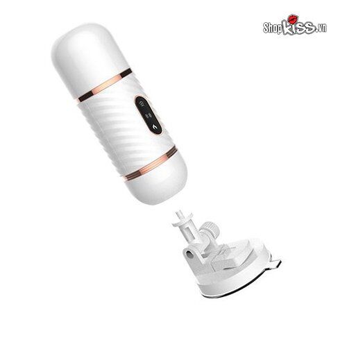 Máy rung thụt tự động Cyclone Fire sưởi ấm, cực khoái nhanh