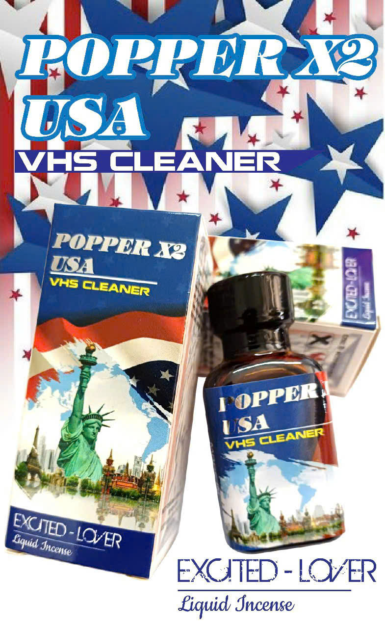Popper X2 USA Excited Lover 30ml tăng hưng phấn không cồn Popper X2 USA Excited Lover 30ml tăng hưng phấn không cồn