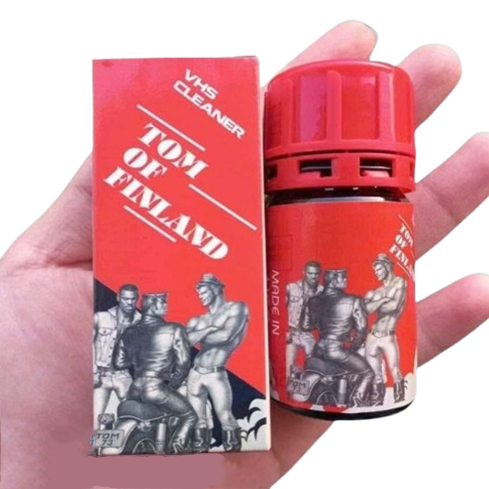 VHS Cleaner Tom Of Finland Red Popper 40ml USA