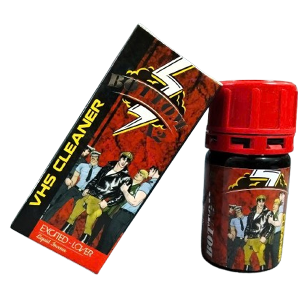 Popper VHS Cleaner Bottom X2 40ml Long Lasting USA