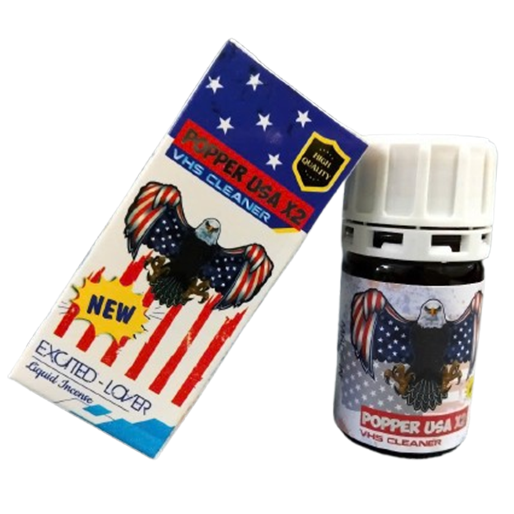 Popper USA X2 40ml Strong Scent Intense Poppers Liquid