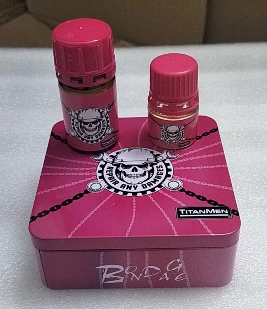 Popper Titanmen Đầu Lâu Hồng Cực Mạnh Combo 40ml 20ml Tăng Cường Sinh Lý