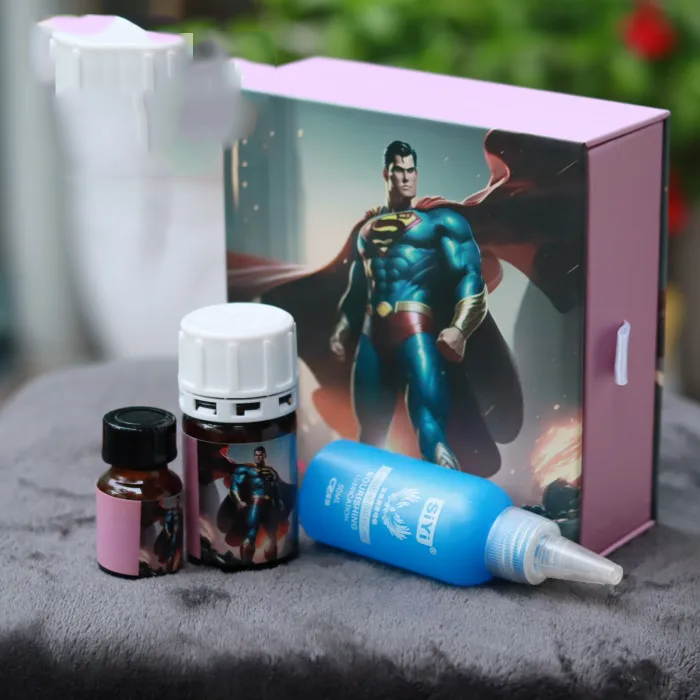Popper Super Man 50ml USA Tăng Hưng Phấn Kèm Gel Bôi Trơn