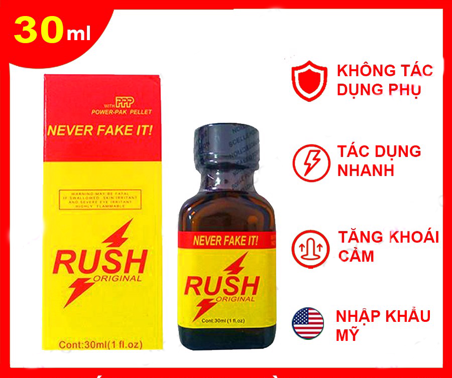 Popper Rush Vàng 30ml Chính Hãng