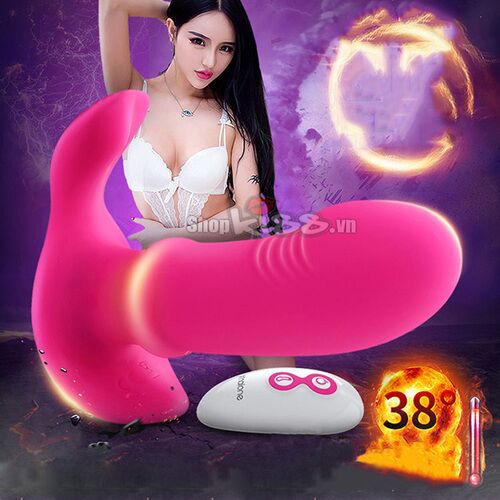 Dương vật siêu rung Leten Marley sưởi ấm điều khiển từ xa