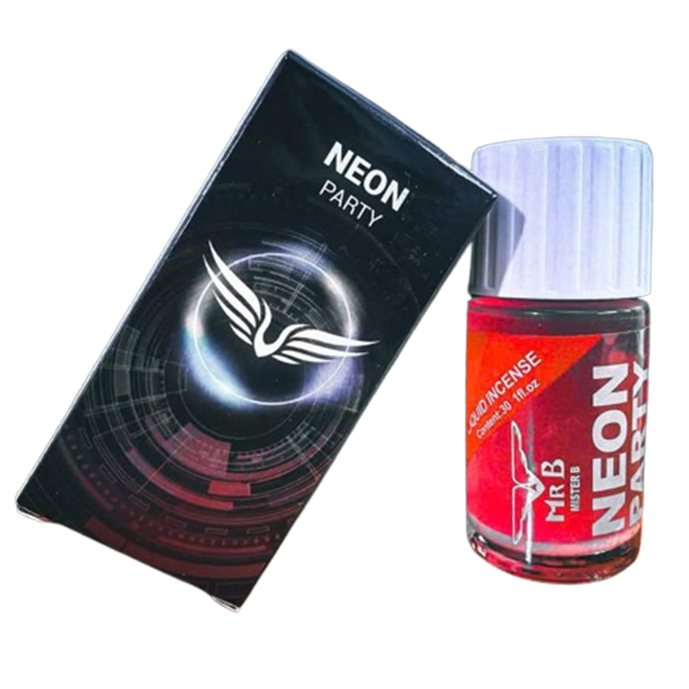 Popper Neon Party Đỏ 40ml Hương Mạnh Mẽ, Kích Thích Tối Đa