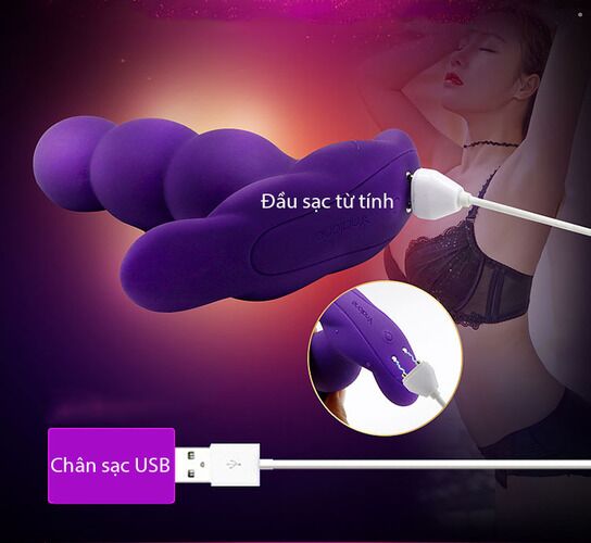 Cây xoắn bi rung ngoáy điểm G Nalone Pearl điều khiển từ xa kích thích điểm G