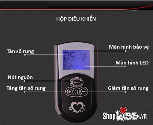 Quần xì siêu rung nữ điều khiển cho khoái cảm âm đạo cực thích