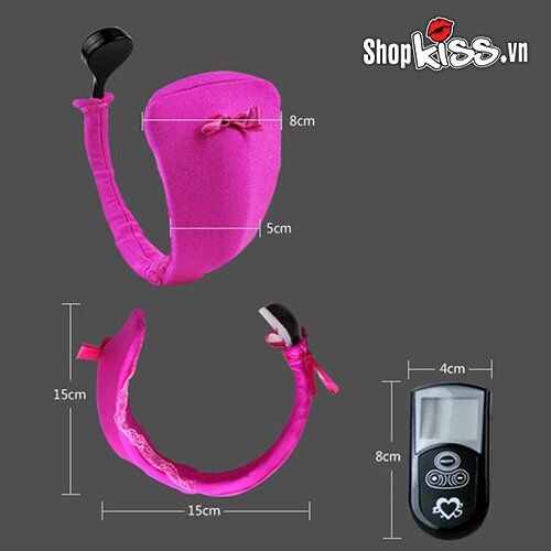 Quần xì siêu rung nữ điều khiển cho khoái cảm âm đạo cực thích