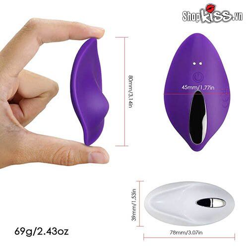 Quần lót rung mai rùa điều khiển từ xa nữ giải tỏa sinh lý