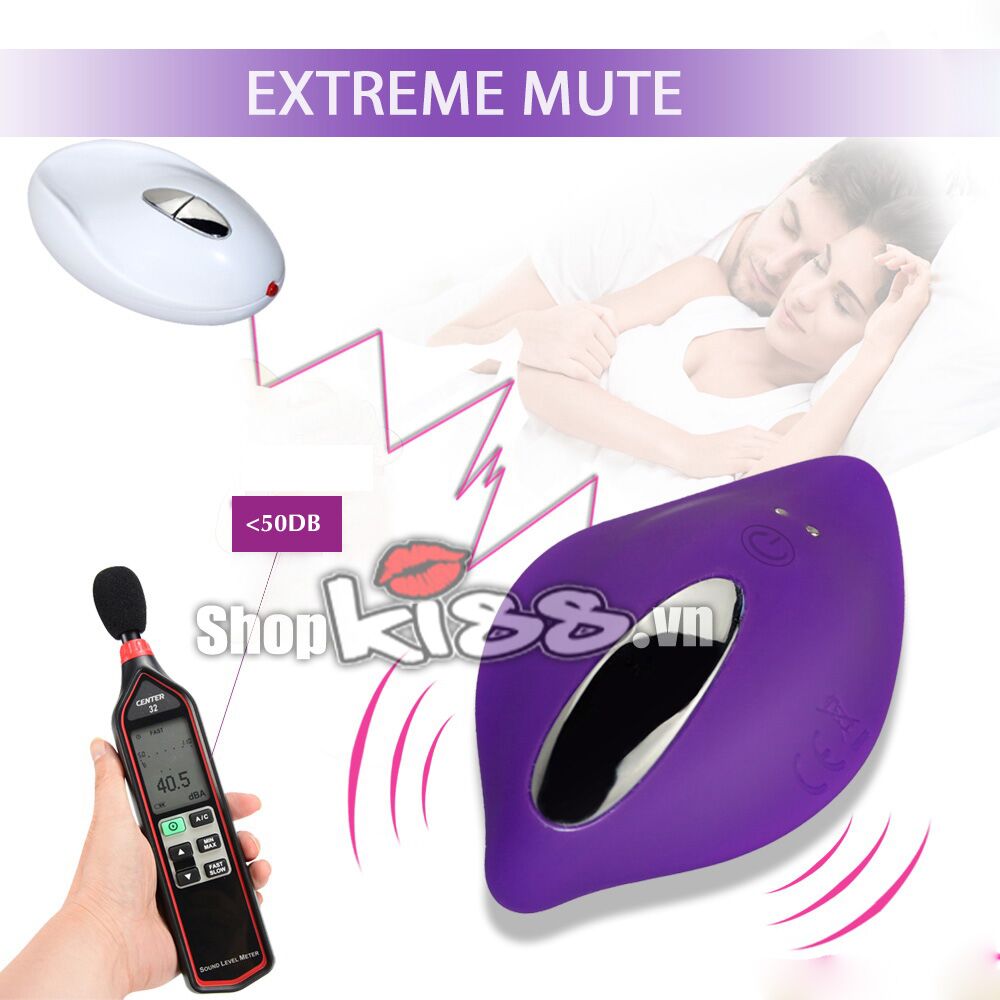 Quần lót rung mai rùa điều khiển từ xa nữ giải tỏa sinh lý