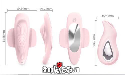 Bướm rung Prettylove dán chip điều khiển từ xa nữ