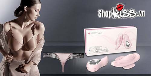 Bướm rung Prettylove dán chip điều khiển từ xa nữ