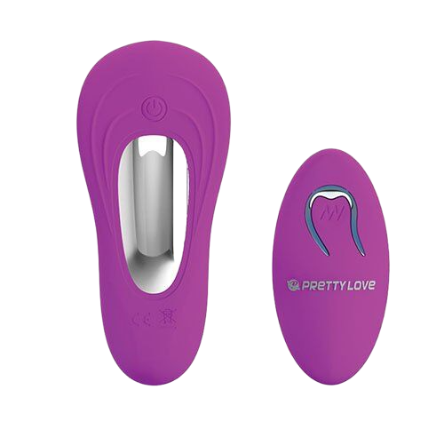 Dương vật vỏ sò rung đa điểm điều khiển từ xa Prettylove DC38G